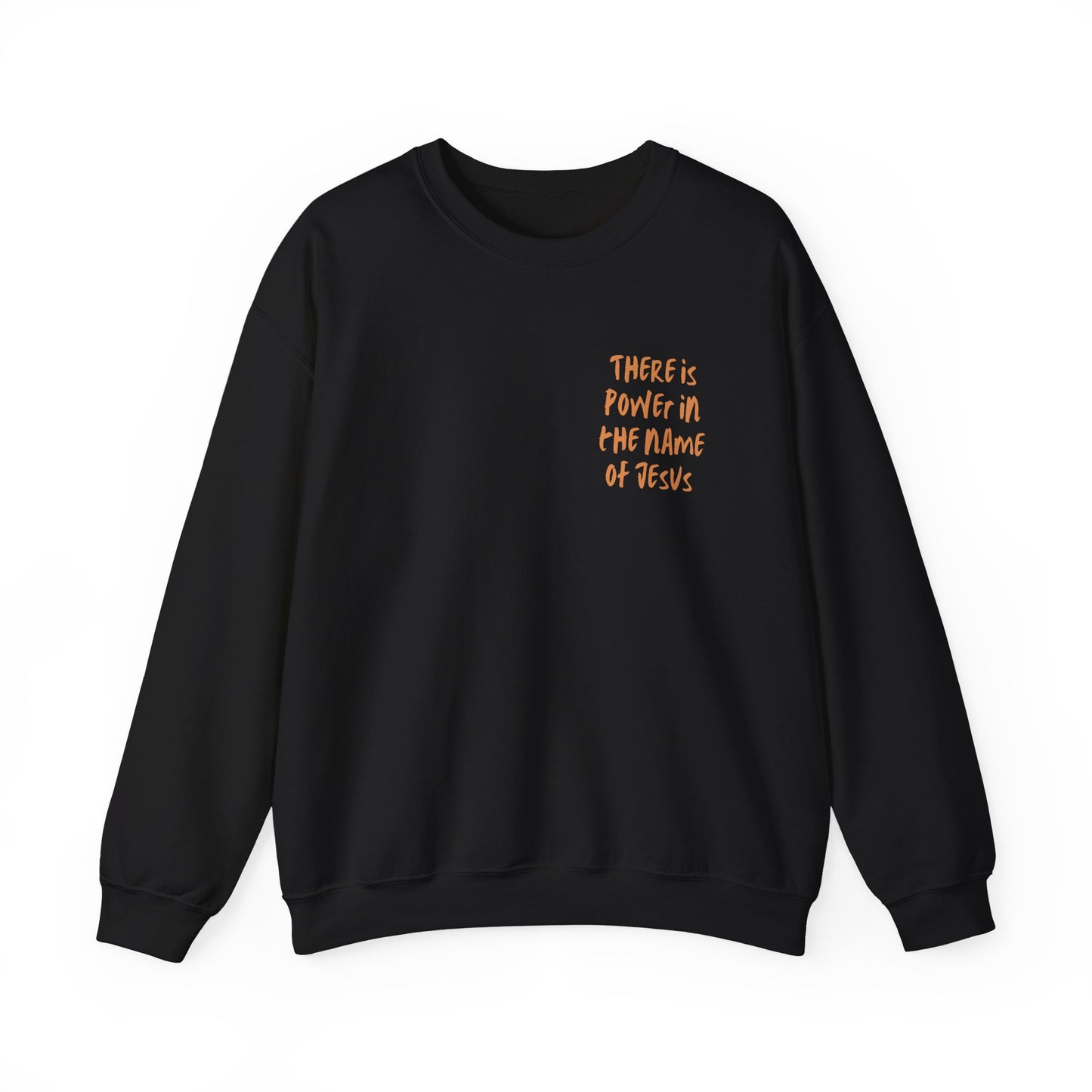 There is power in the name of Jesus Unisex Heavy Blend™ Crewneck Sweatshirt