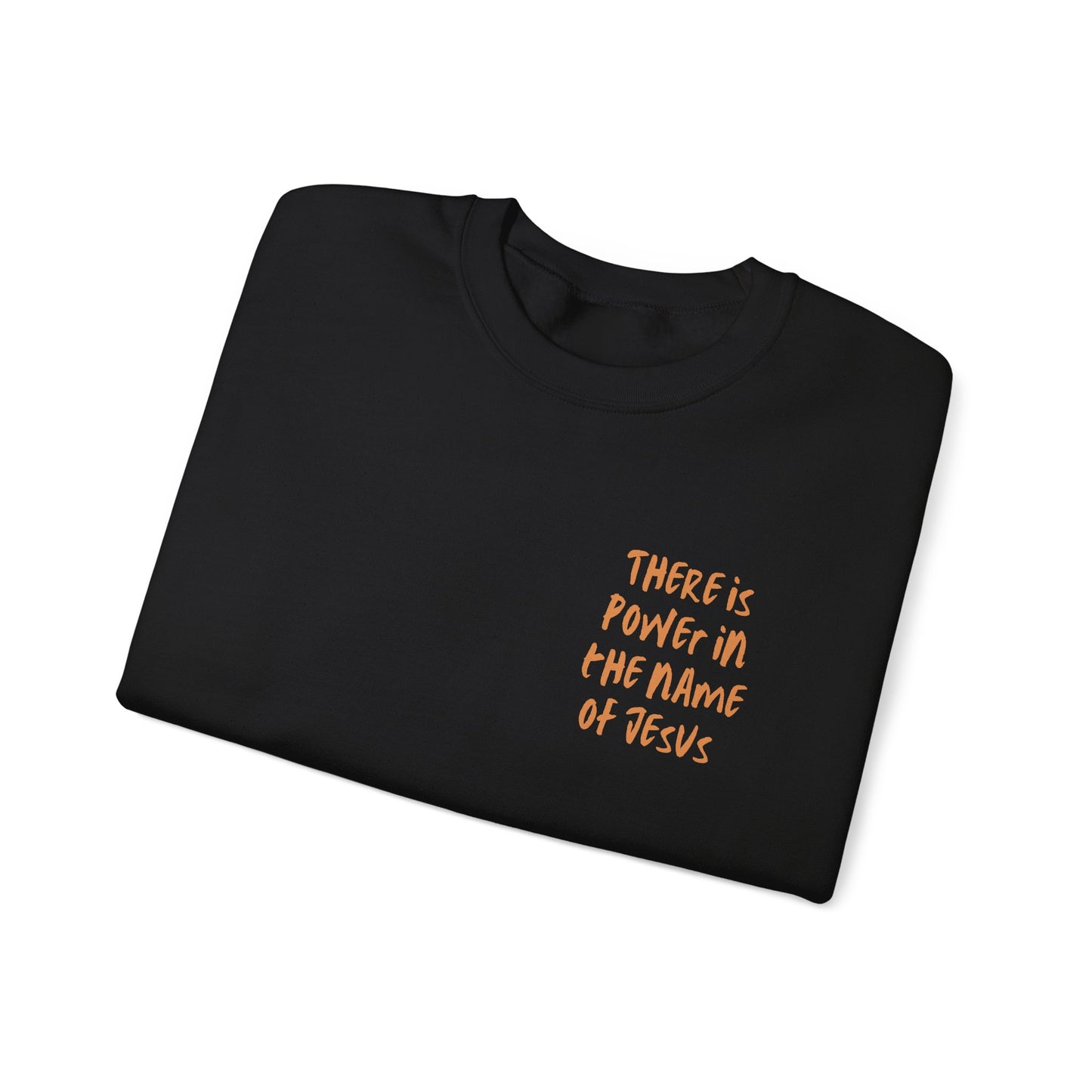 There is power in the name of Jesus Unisex Heavy Blend™ Crewneck Sweatshirt