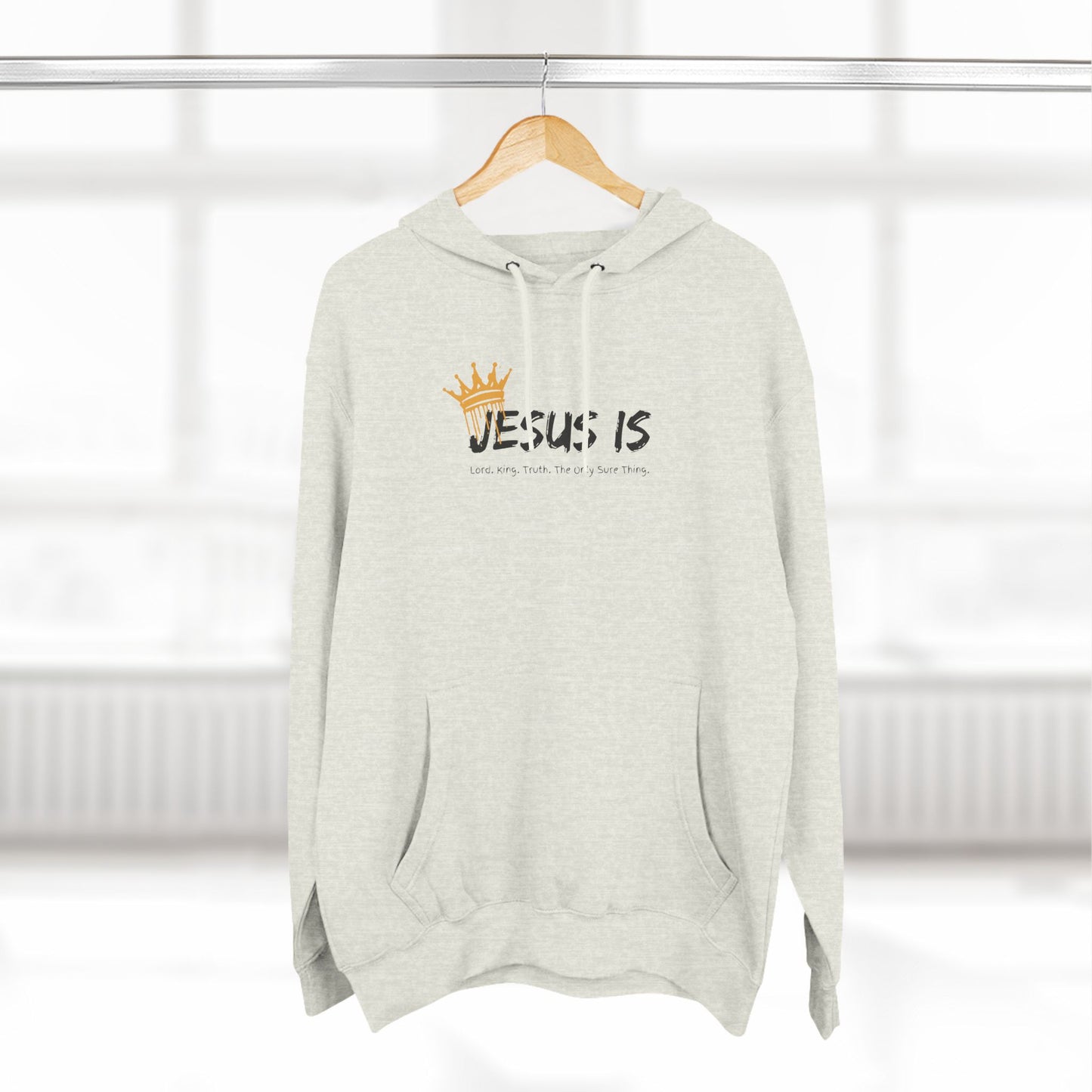 Jesus Is Three-Panel Fleece Hoodie