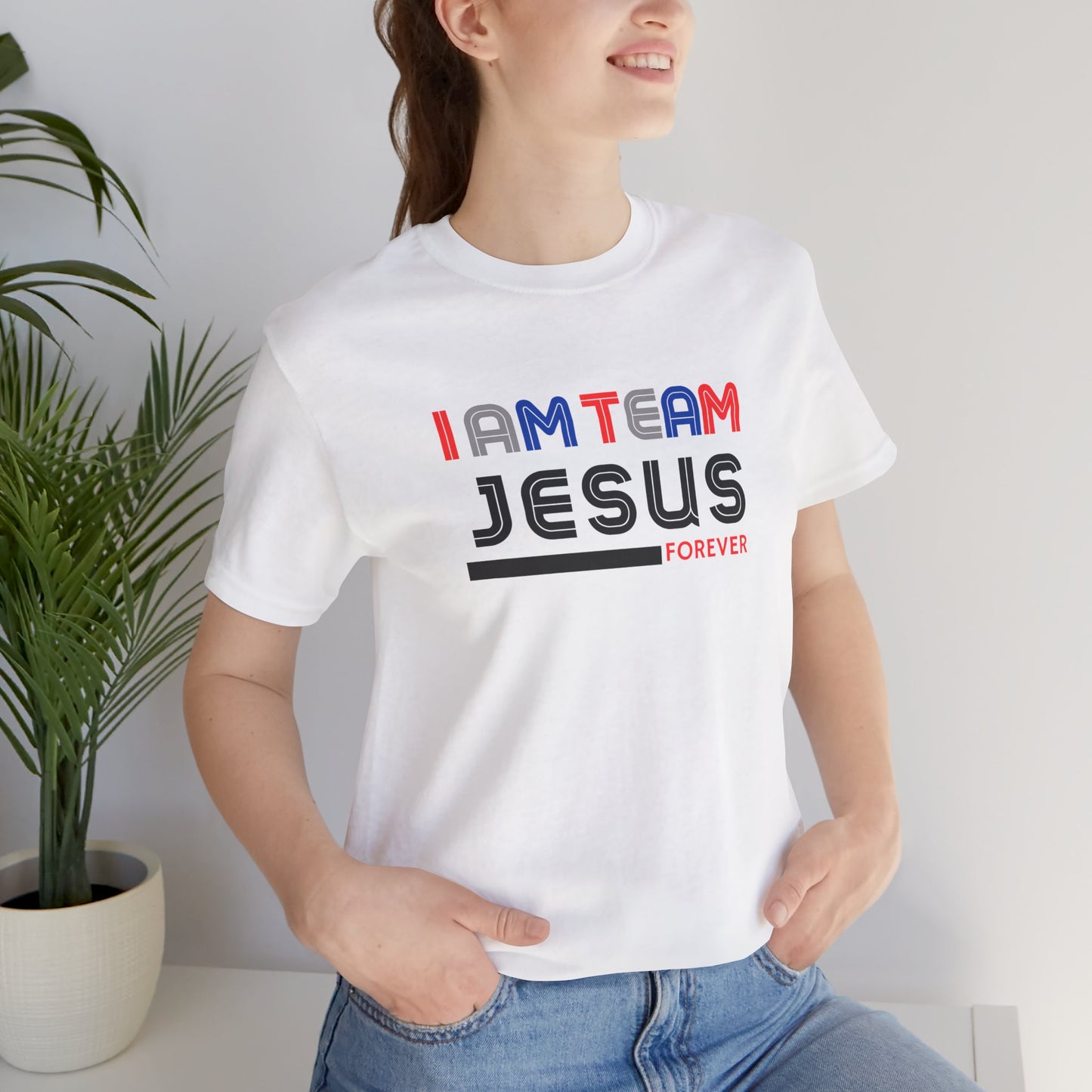 Team Jesus Unisex Jersey Short Sleeve Tee