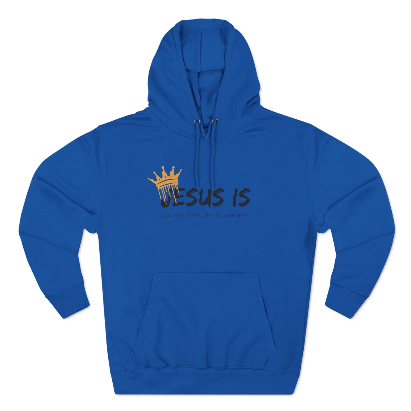 Jesus Is Three-Panel Fleece Hoodie