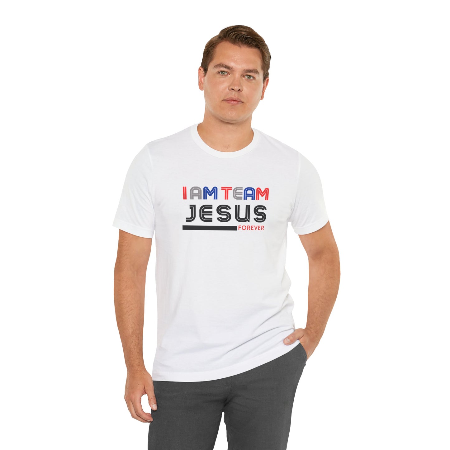 Team Jesus Unisex Jersey Short Sleeve Tee