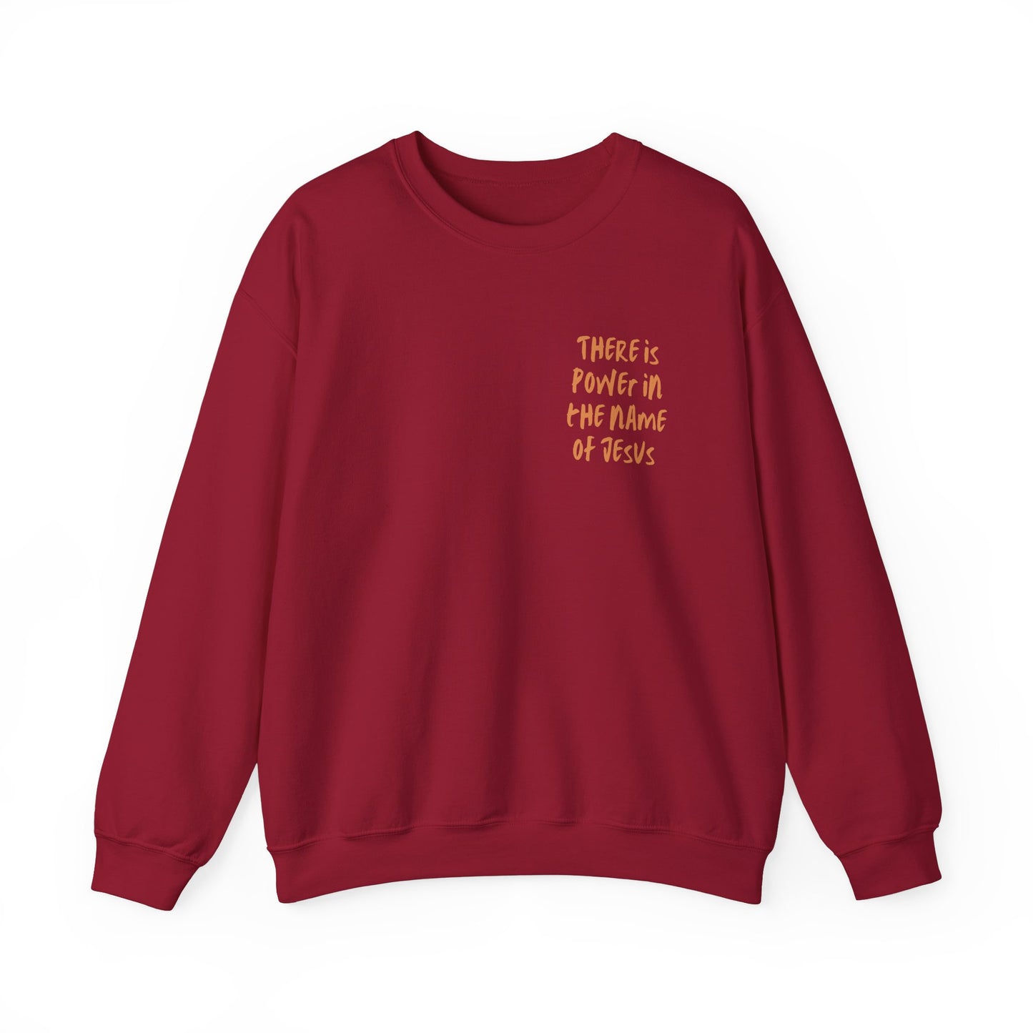 There is power in the name of Jesus Unisex Heavy Blend™ Crewneck Sweatshirt