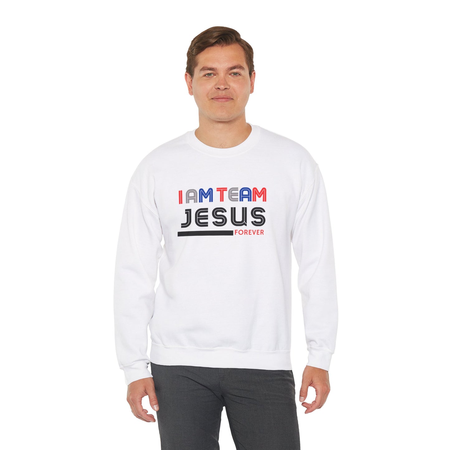 Team Jesus Unisex Heavy Blend™ Crewneck Sweatshirt