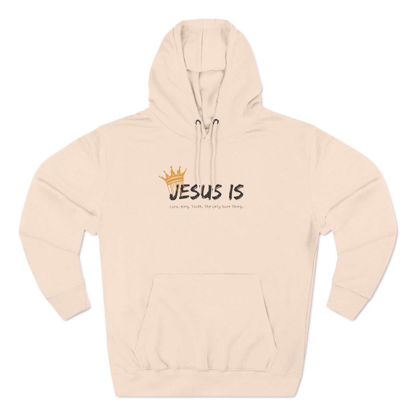 Jesus Is Three-Panel Fleece Hoodie