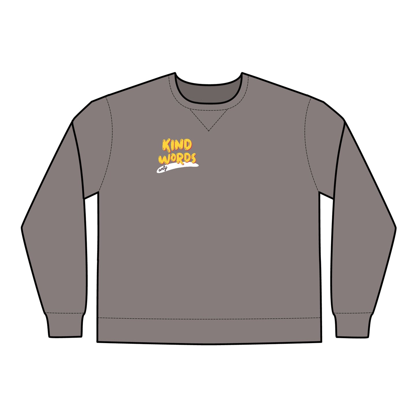 Kind Words Only Unisex ComfortWash® Garment Dyed Crewneck Sweatshirt