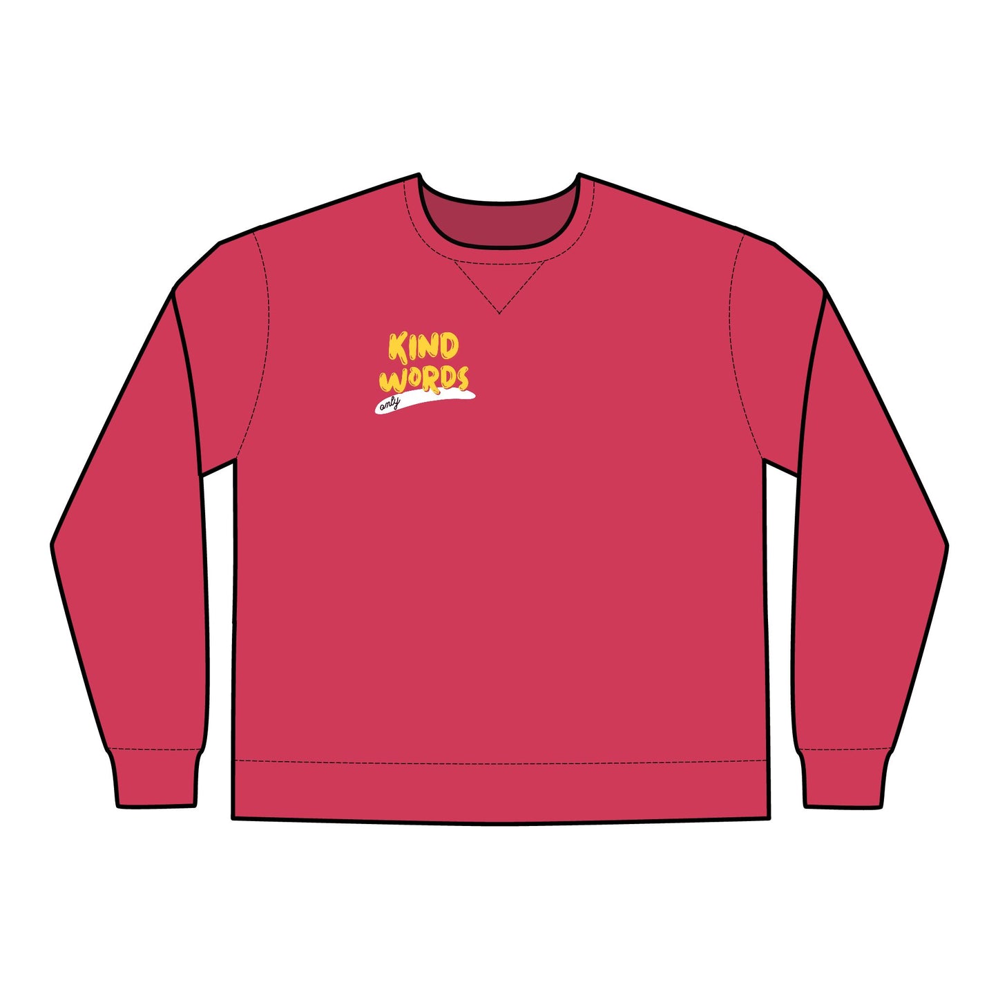 Kind Words Only Unisex ComfortWash® Garment Dyed Crewneck Sweatshirt