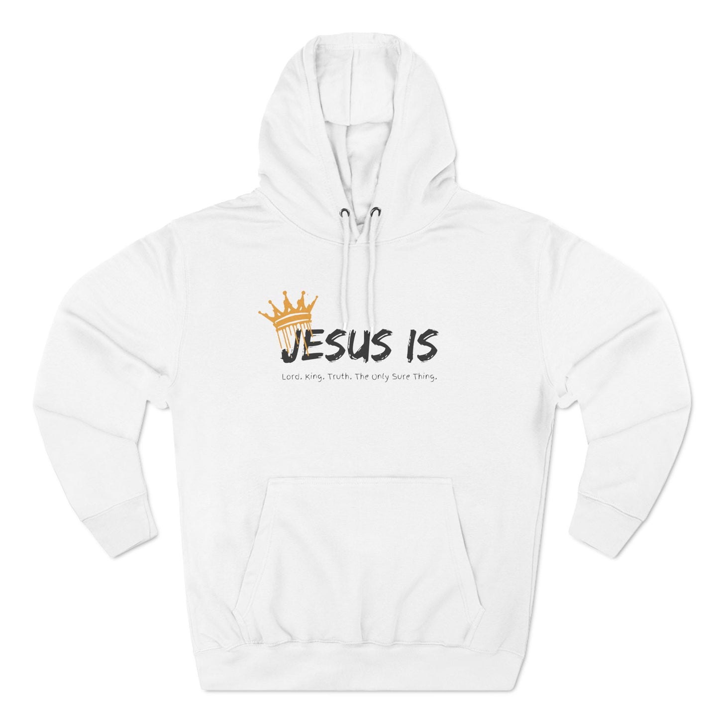 Jesus Is Three-Panel Fleece Hoodie