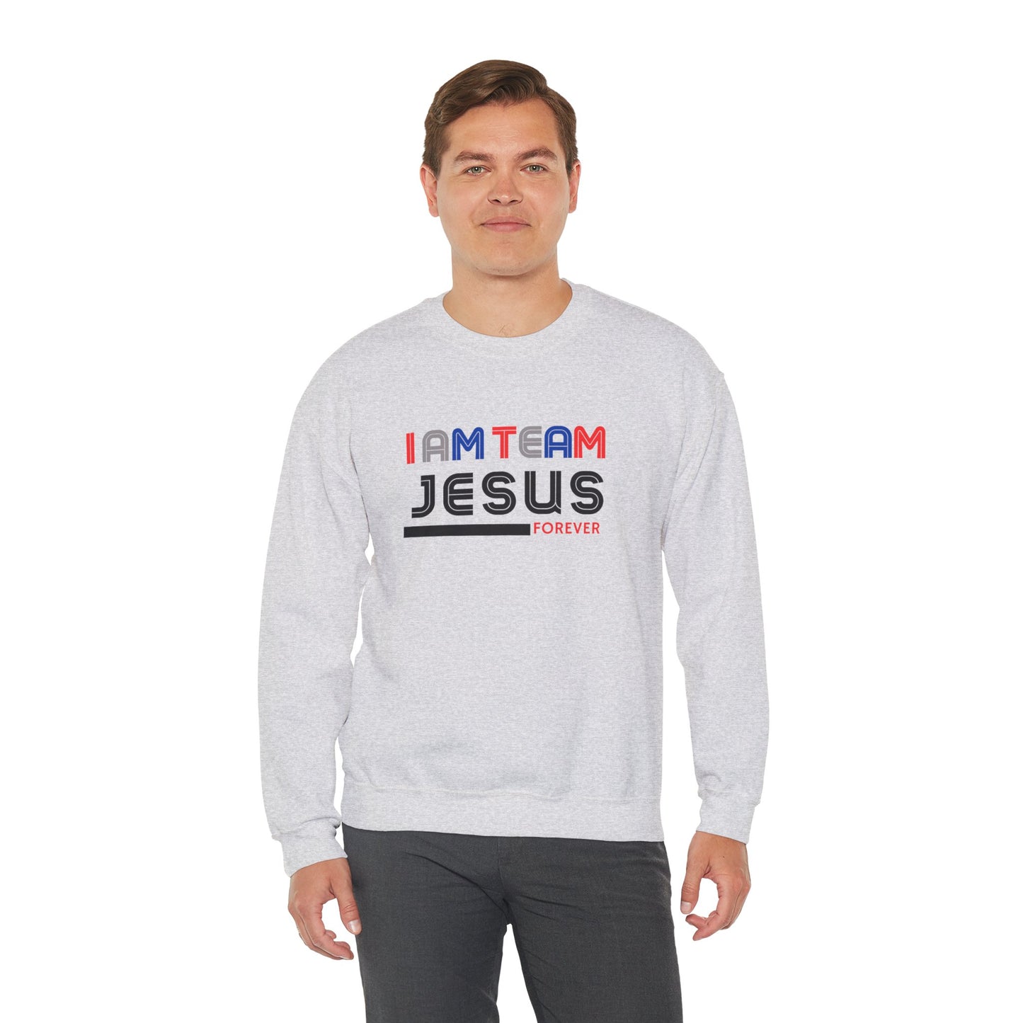Team Jesus Unisex Heavy Blend™ Crewneck Sweatshirt