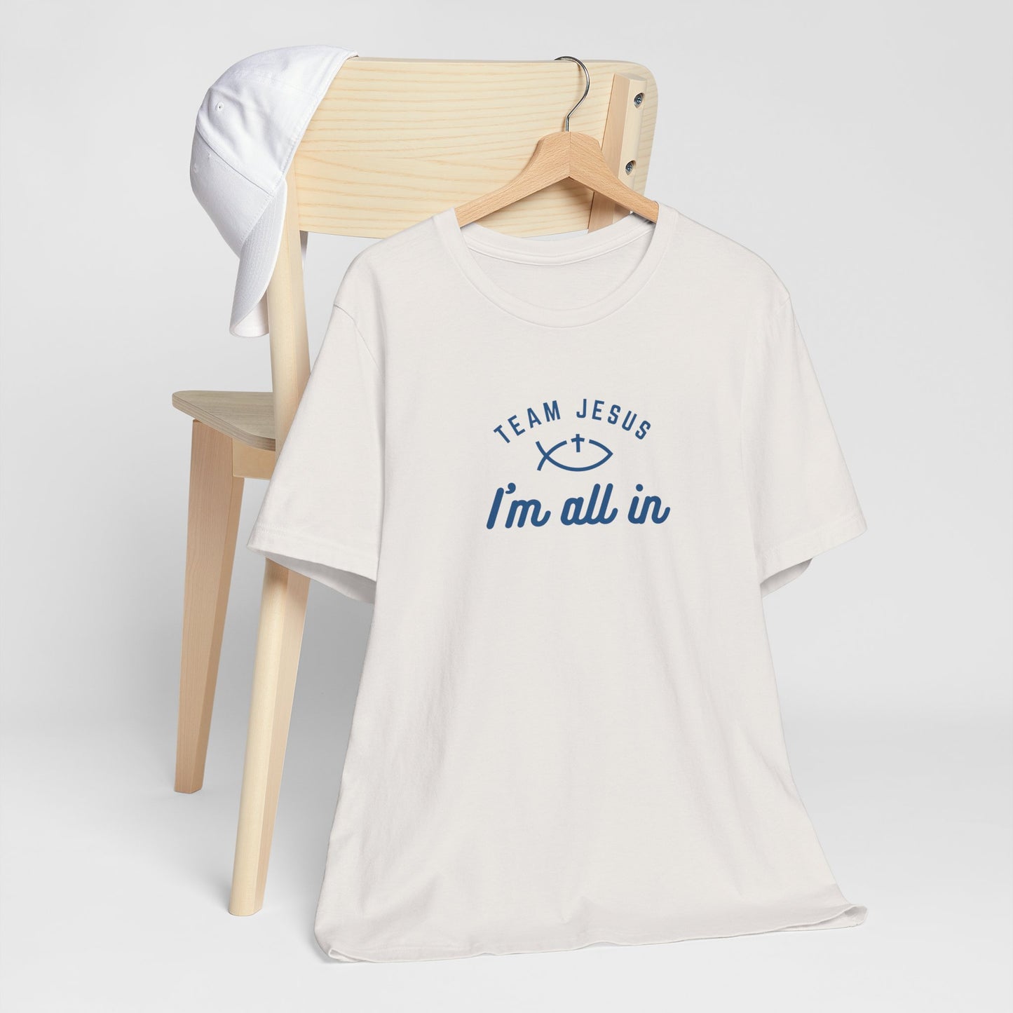 Team Jesus: I'm All In Unisex Jersey Short Sleeve Tee