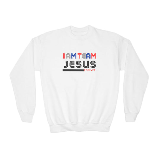 I am Team Jesus Youth Crewneck Sweatshirt